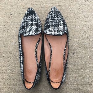 Joie Daydreaming Tweed Flats Size 10